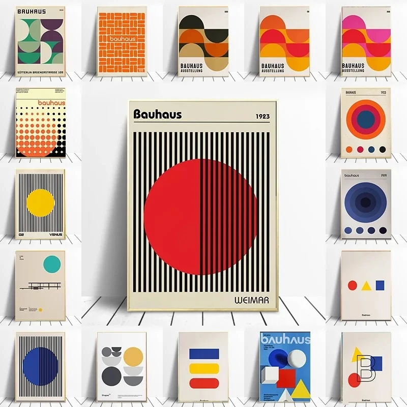 Photography Geometry - Modern Minimalist Art Bauhaus Exhibition Geometric