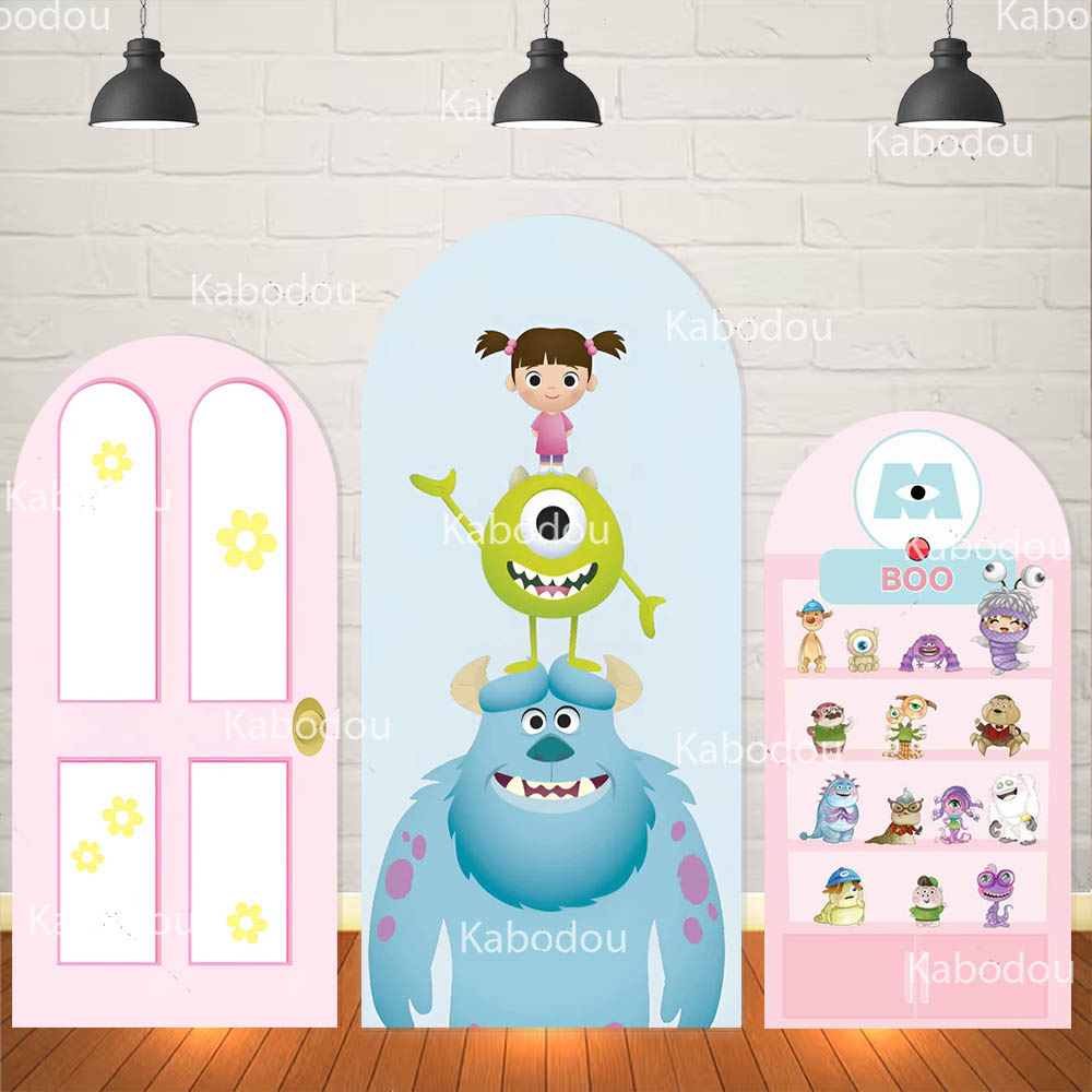 Photography University - Monster University Backdrop Door Arch Cover