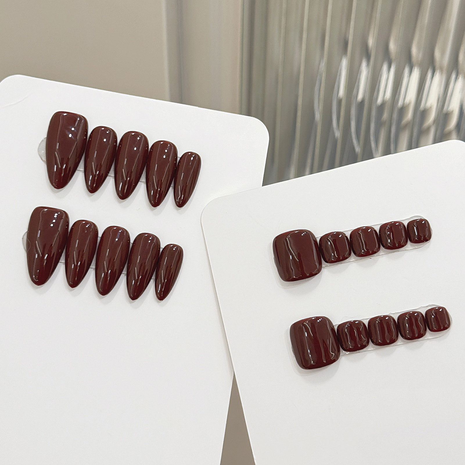Photography Night - 10pcs Handmade Solid Color Almond Press