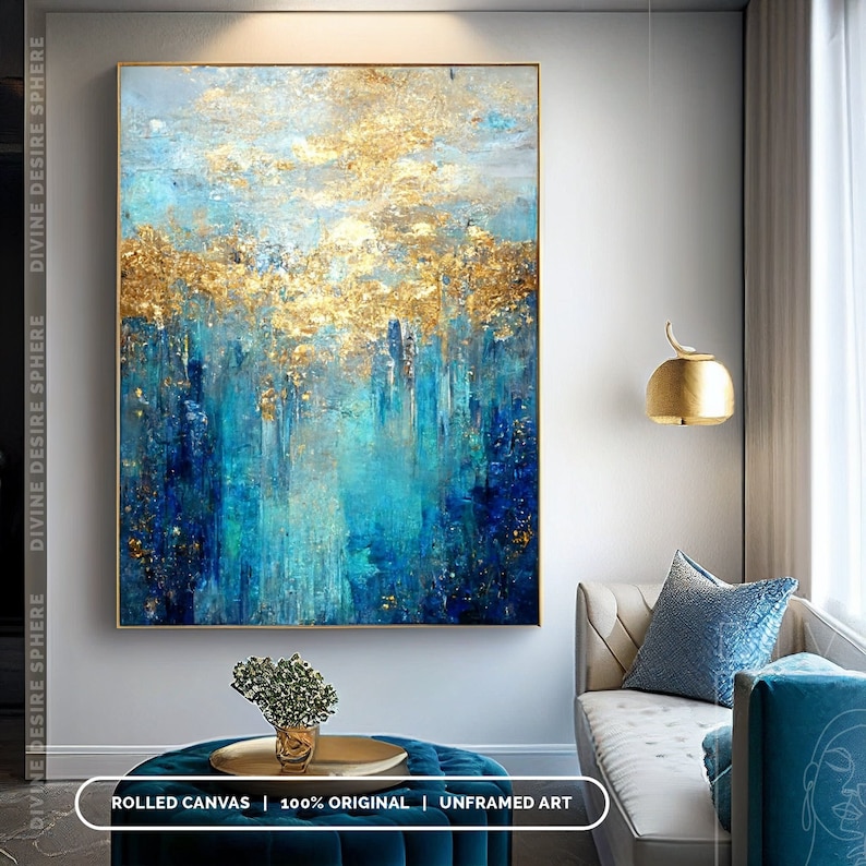 Photography Night - Large Size Modern Gold Foil Acrylic