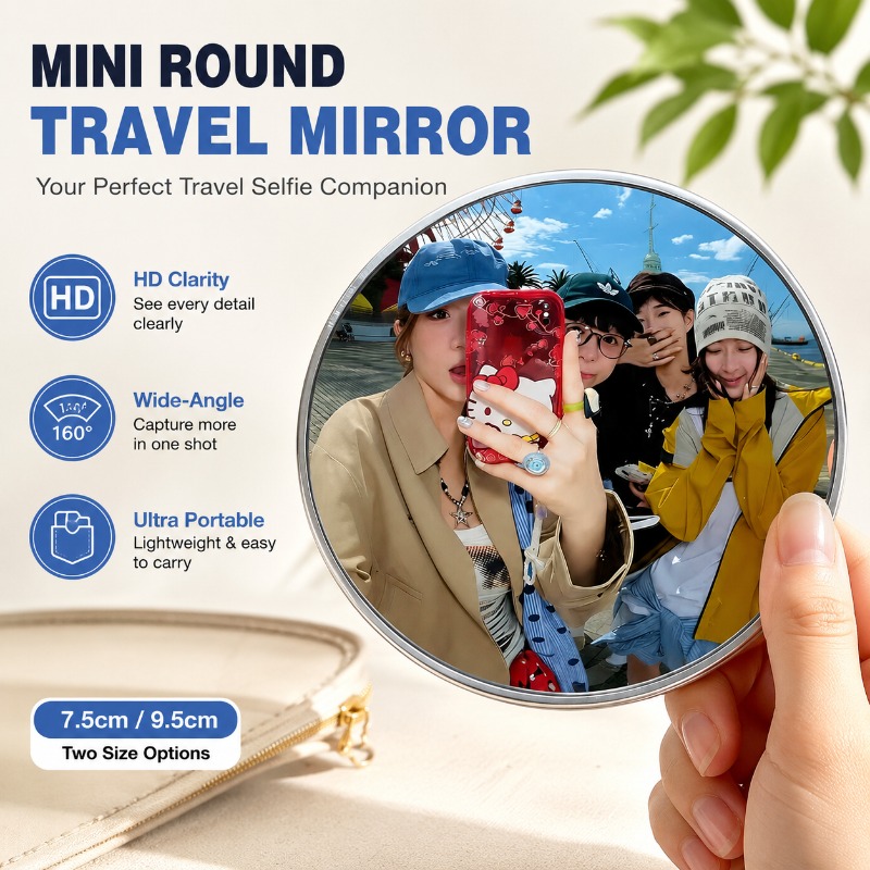 Photography Is - Portable Round Convex Mirror Handheld Wide
