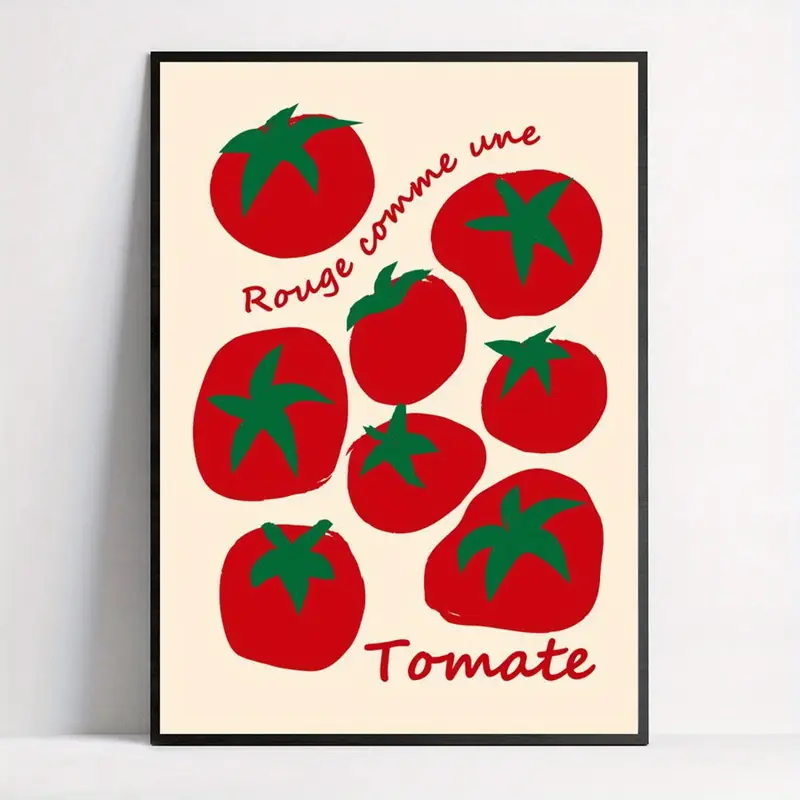 Modern Colorful Red Tomatoes W - Photography Art ulasan dan harga