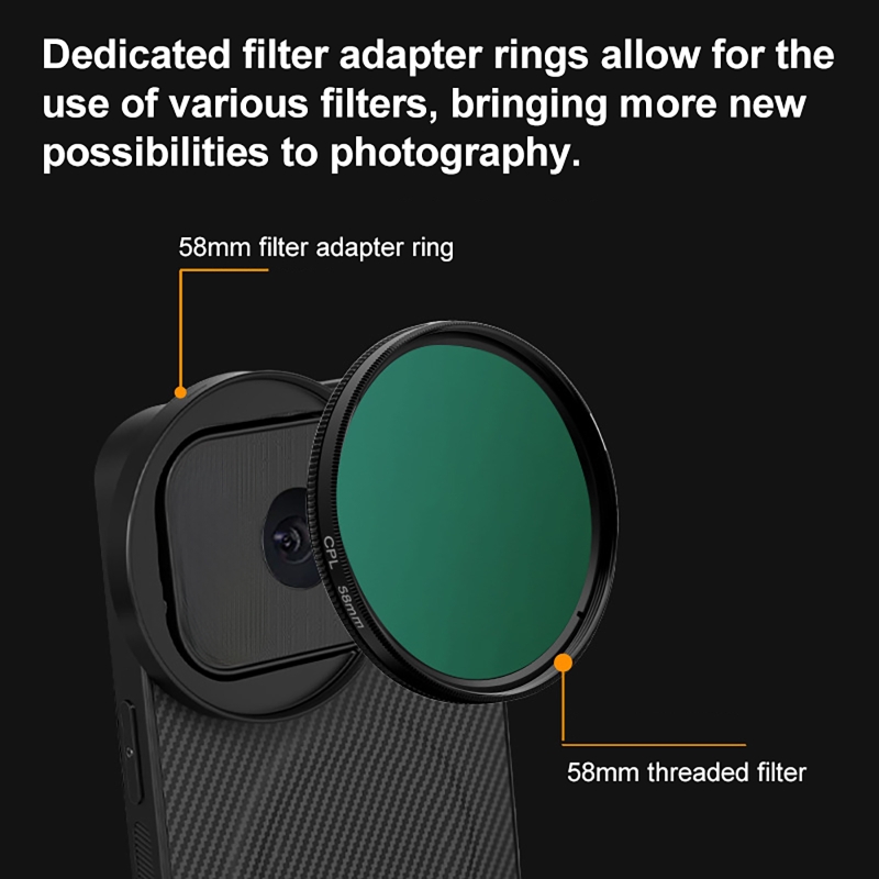 4 in 1 Lens 58mm Mobile Phone  - Photography Is ulasan dan harga