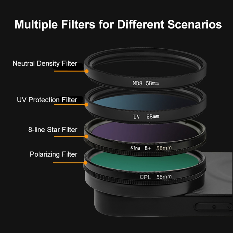4 in 1 Lens 58mm Mobile Phone  - Photography Is ulasan dan harga