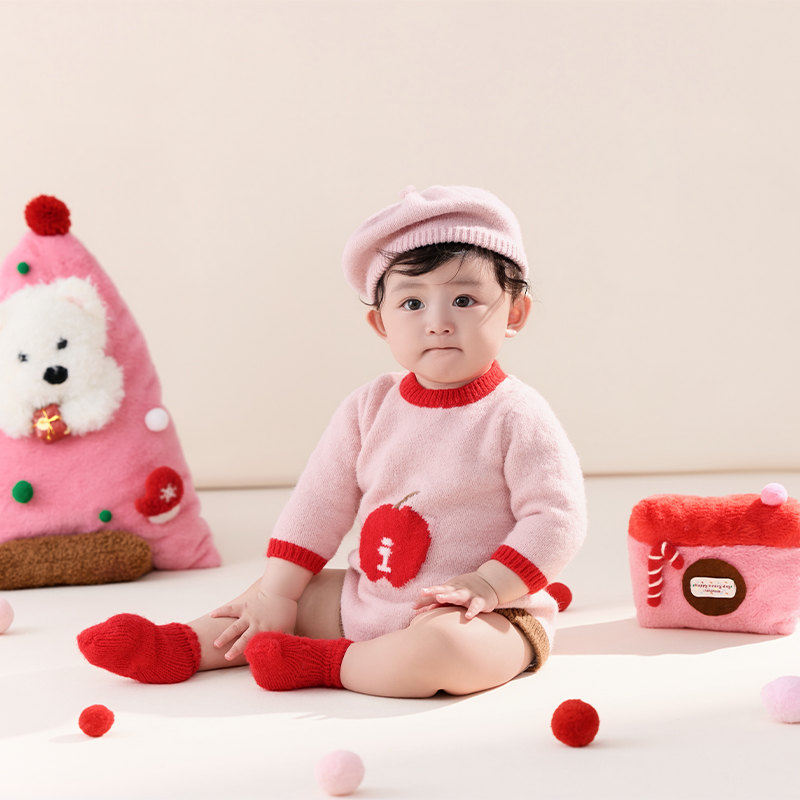 3-4Month Baby Cute Jumpsuit Ro - Photography Outfit ulasan dan harga