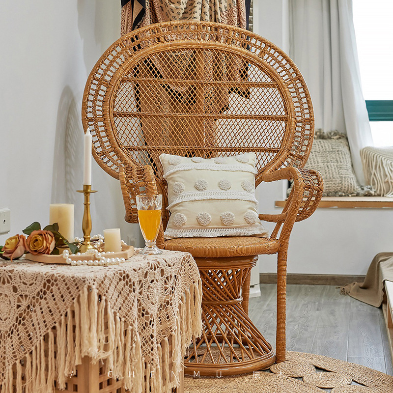 Natural Vine Peacock Chair Hom - Photography Indonesia ulasan dan harga
