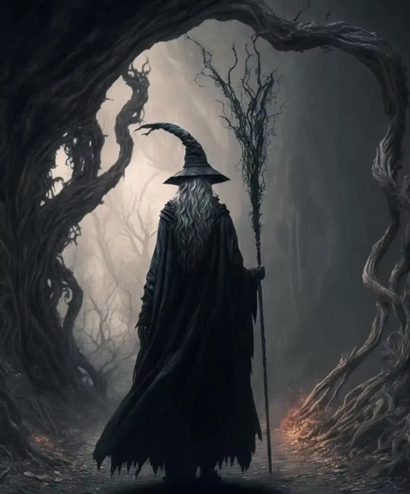 Dark Academia Art The Witch De - Photography Night ulasan dan harga