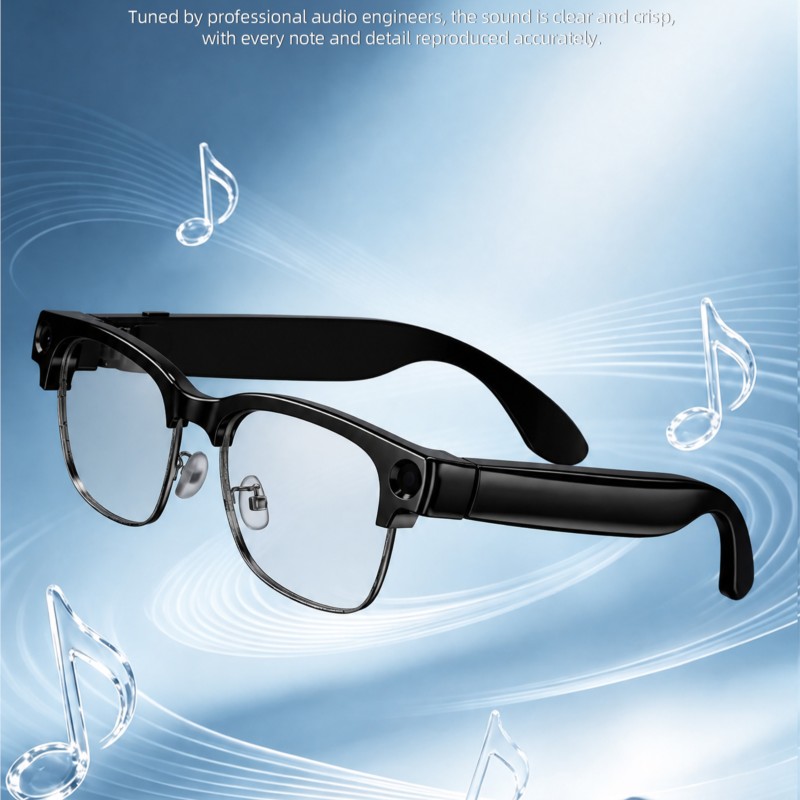 Half Frame Smart Glasses With  - Photography Videos Free ulasan dan harga