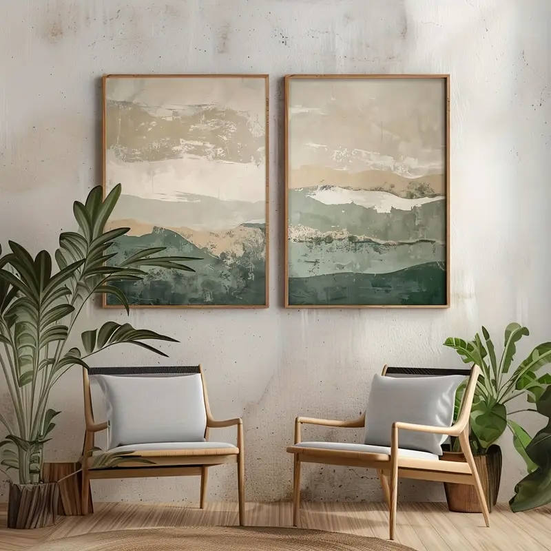 2pcs/set Wabi Sabi Abstract Ge - Photography Geometry ulasan dan harga