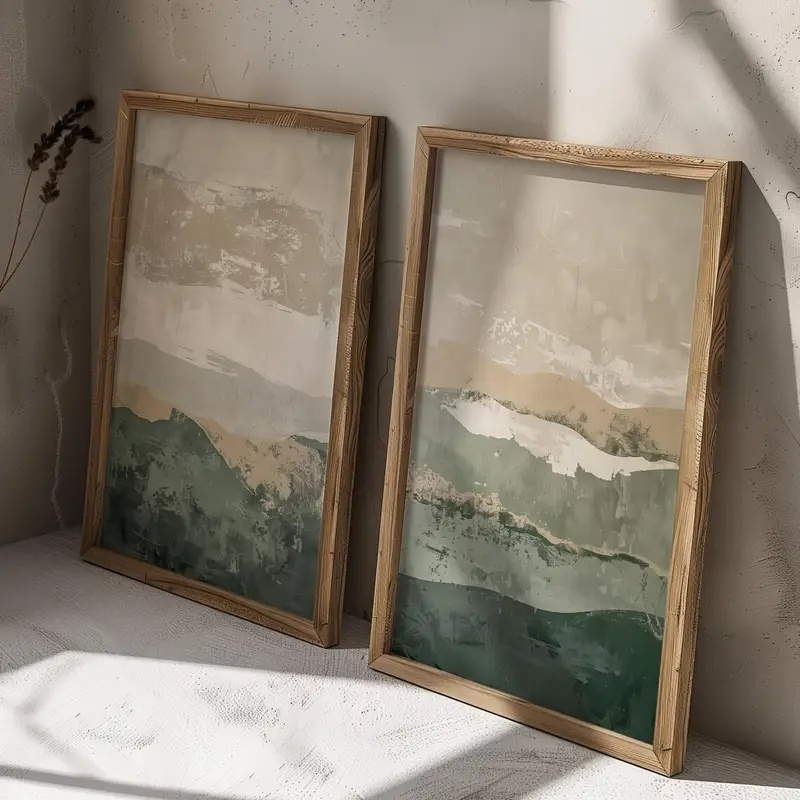 2pcs/set Wabi Sabi Abstract Ge - Photography Geometry ulasan dan harga