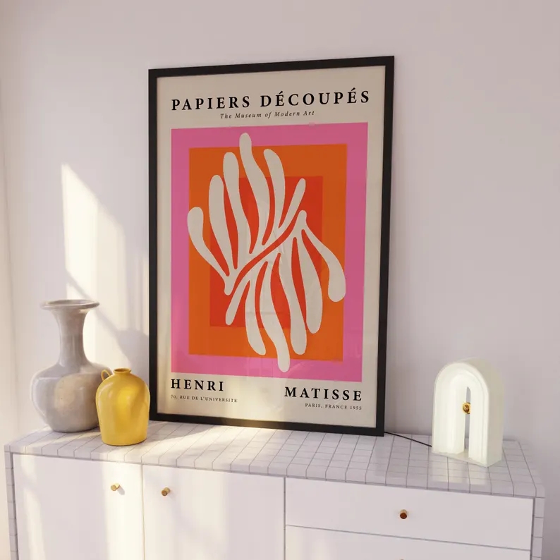 3pcsModern Orange  Bauhaus And - Photography Interior ulasan dan harga