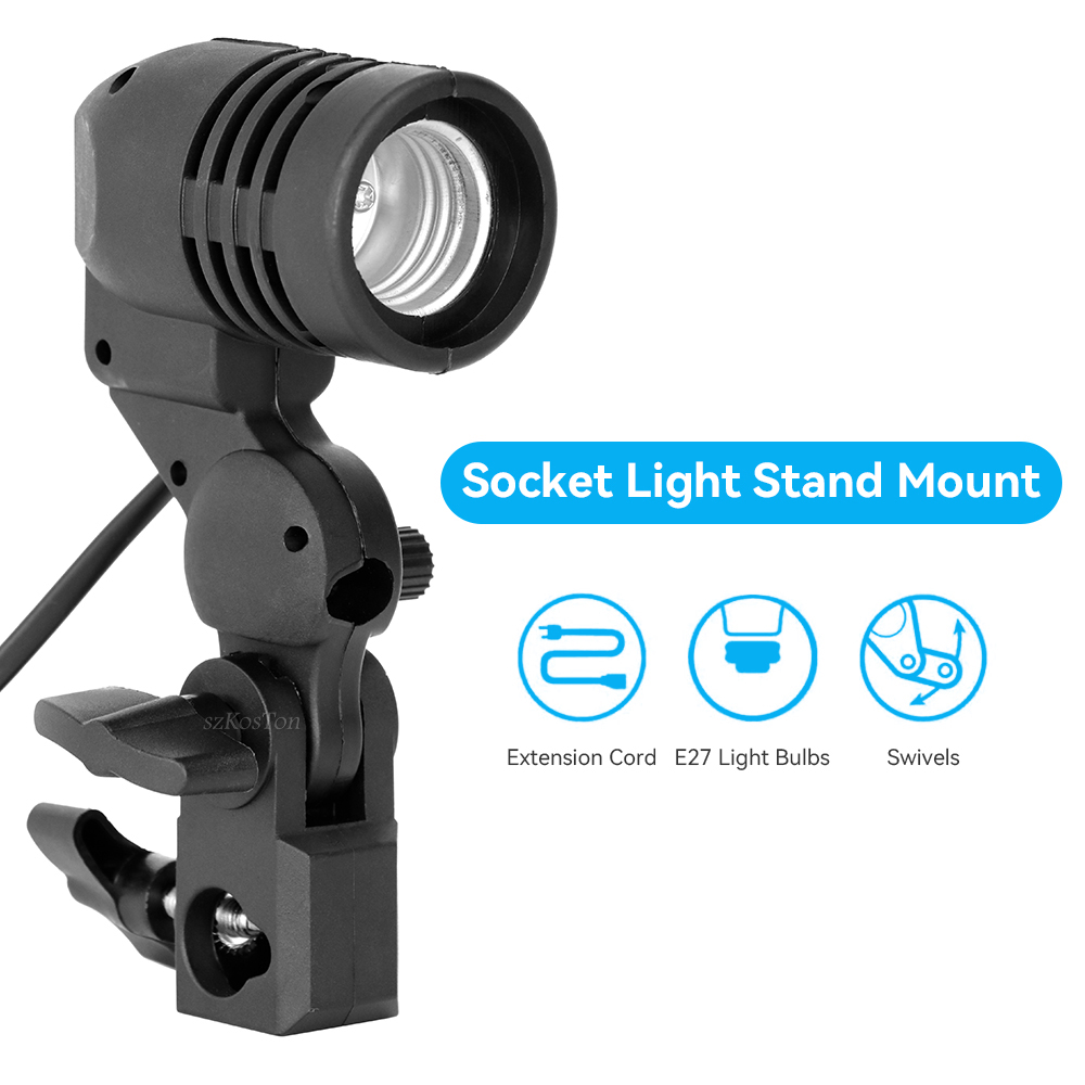 2PCS/1PC E27 Single Head Bulb  - Photography Umbrella Light ulasan dan harga