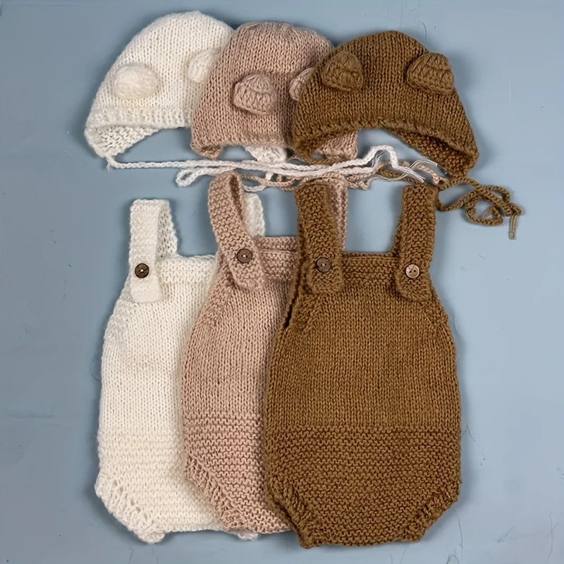 Crochet Knitted Baby Photograp - Photography Outfit ulasan dan harga