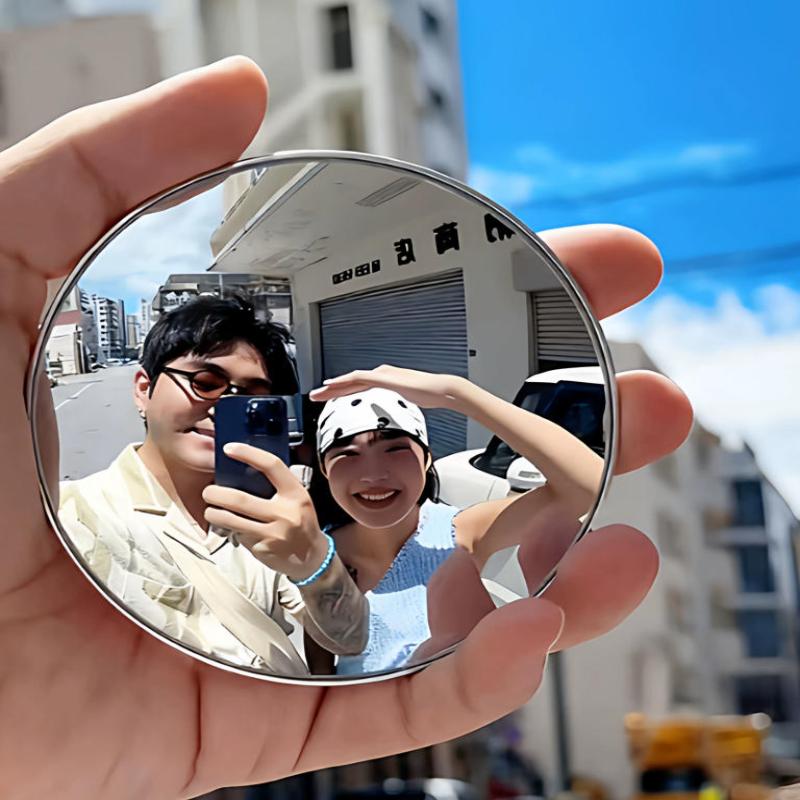 1/2Pcs Girls' Makeup Mirror Tr - Photography High Angle ulasan dan harga