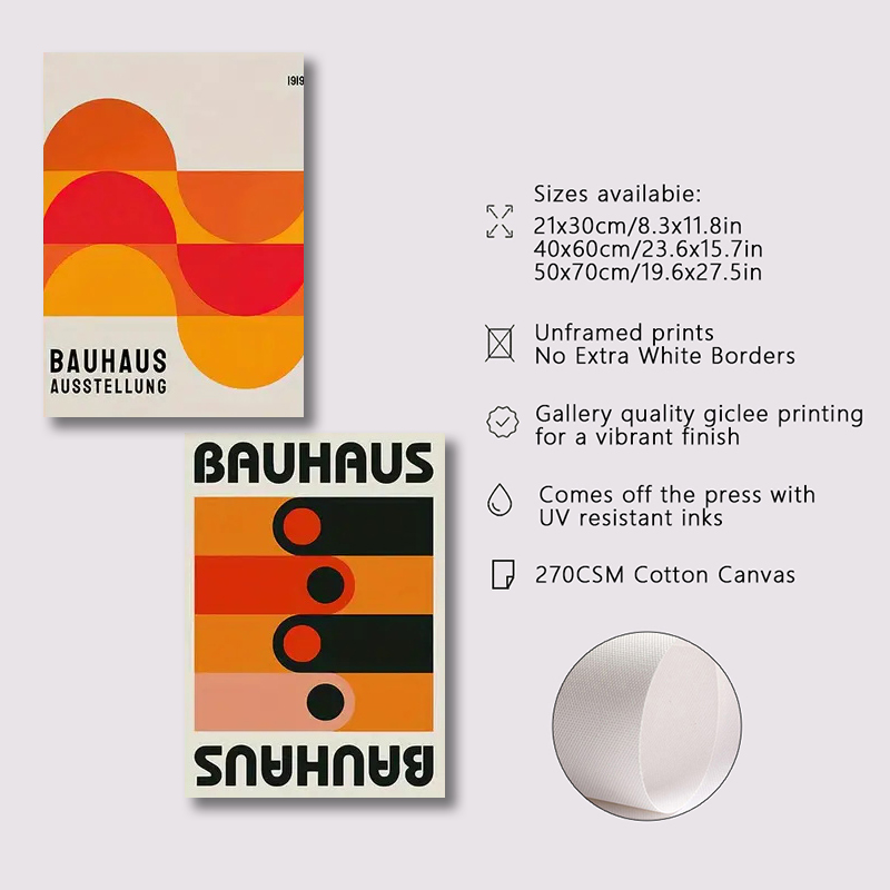 3pcs/set Bauhaus Abstract Illu - Photography Geometry ulasan dan harga