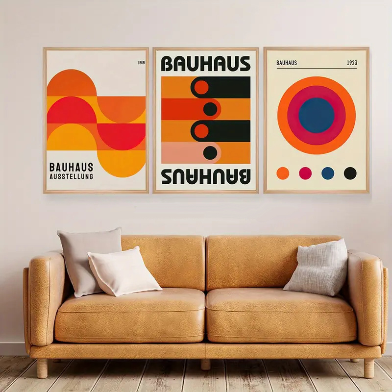 3pcs/set Bauhaus Abstract Illu - Photography Geometry ulasan dan harga