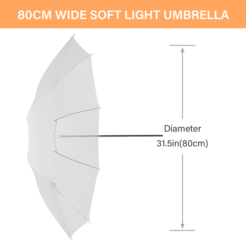 76 * 80cm X4 Transparent White - Photography Umbrella Light ulasan dan harga