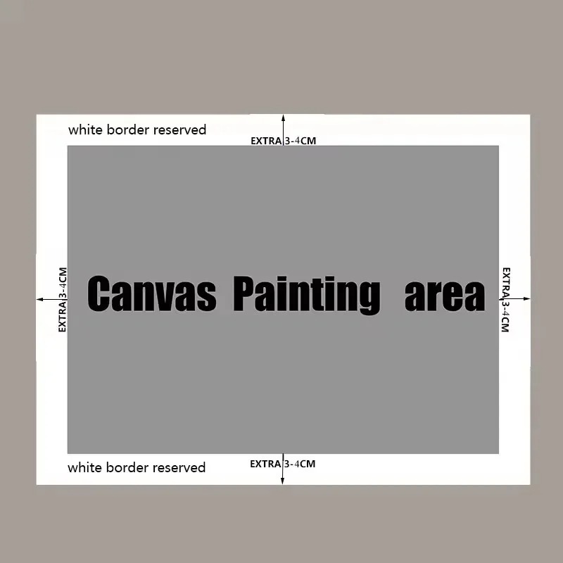 Large Frameless Modern Abstrac - Photography Geometry ulasan dan harga