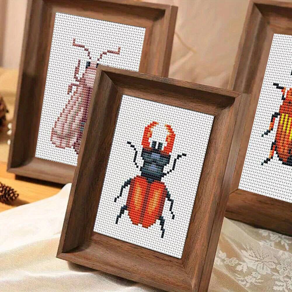 8Pcs Insect Cross Stitch Embro - Photography Geometry ulasan dan harga