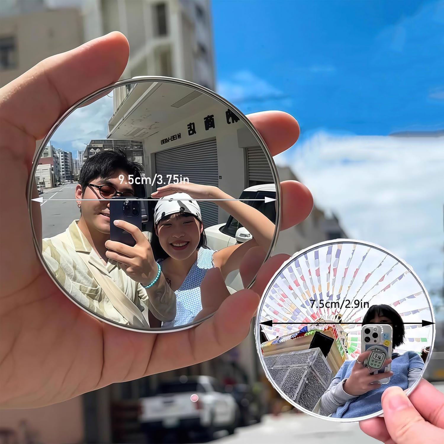 Round Convex Mirror Travel Sel - Photography Is ulasan dan harga