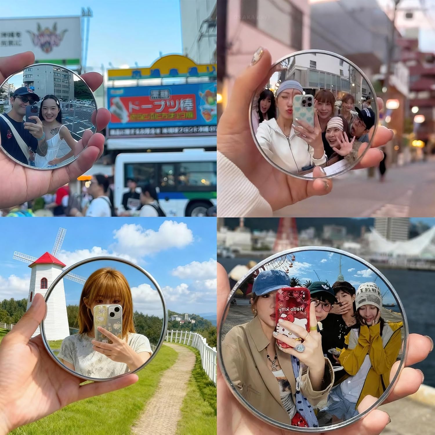 Round Convex Mirror Travel Sel - Photography Is ulasan dan harga