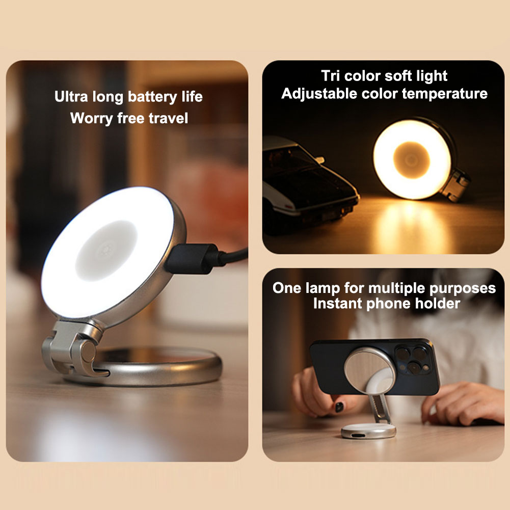 3-in-1 Magnetic Selfie Light w - Photography Videos Free ulasan dan harga