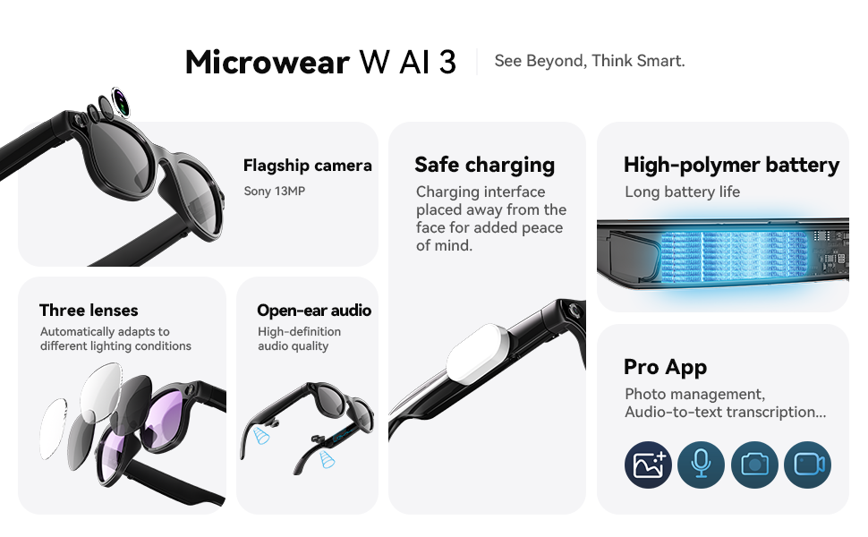 AI Smart Glasses 8 million pix - Photography Videos Free ulasan dan harga
