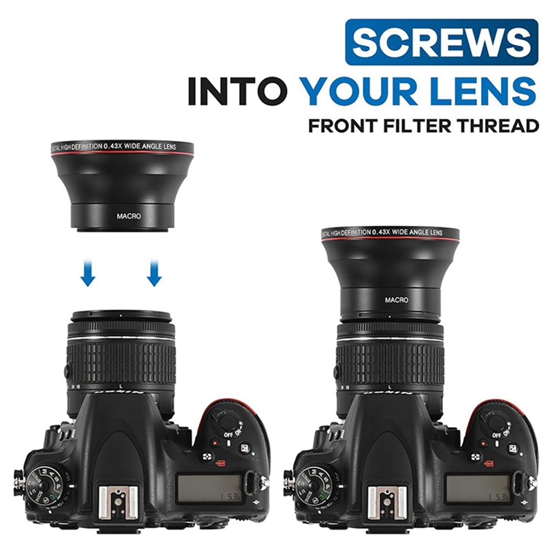 58MM 0.43x High-Definition Wid - Photography High Angle ulasan dan harga
