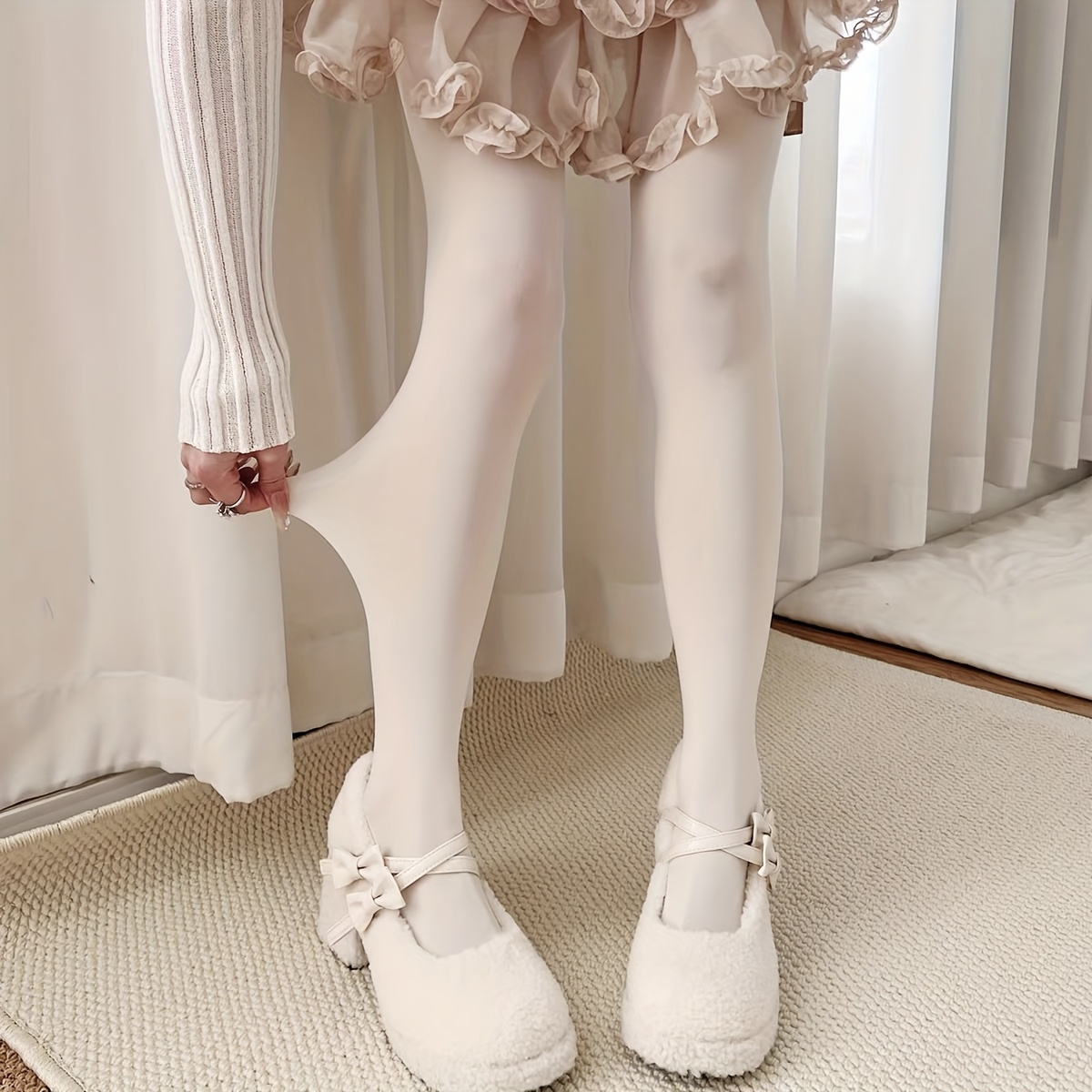 1 pair of elegant white sheer  - Photography Is ulasan dan harga