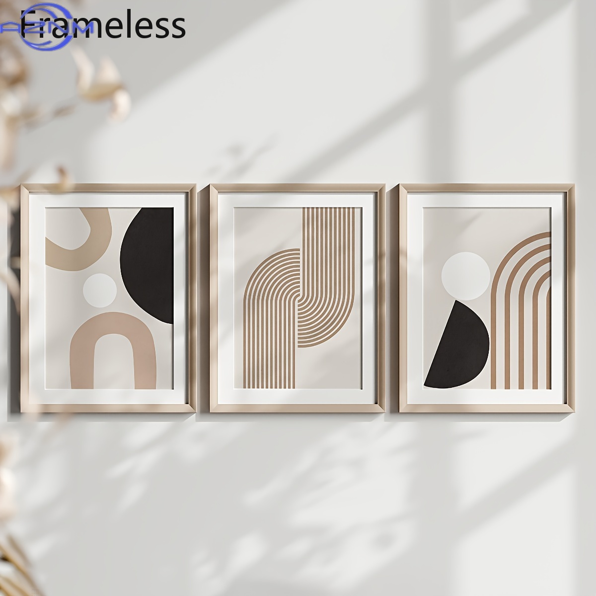 3pcs Modern Minimalist Abstrac - Photography Geometry ulasan dan harga