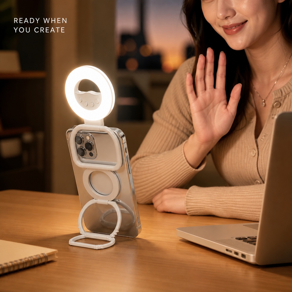 Foldable Magnetic Phone Fill L - Photography Videos Free ulasan dan harga