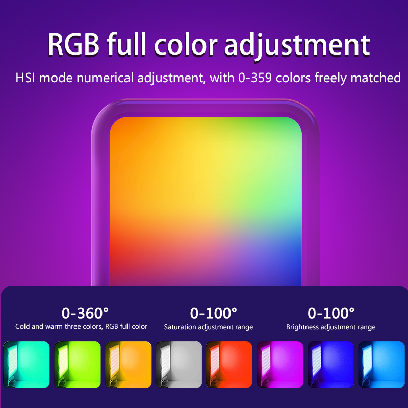 Portable Mini RGB Video Light  - Photography Videos Free ulasan dan harga