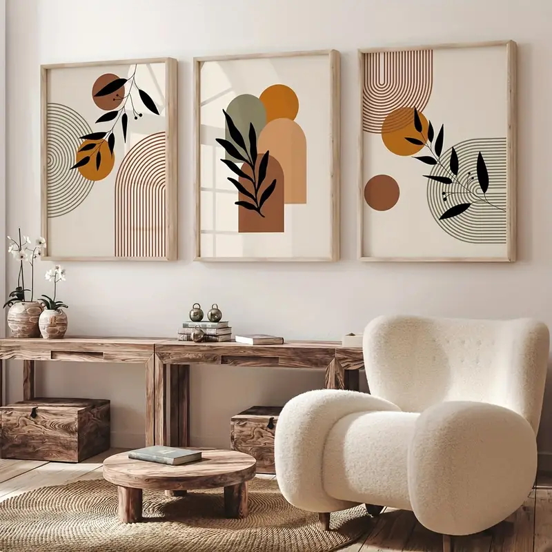 3pcs Bohemian-style Plant Geom - Photography Geometry ulasan dan harga