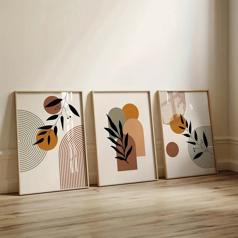 3pcs Bohemian-style Plant Geom - Photography Geometry ulasan dan harga