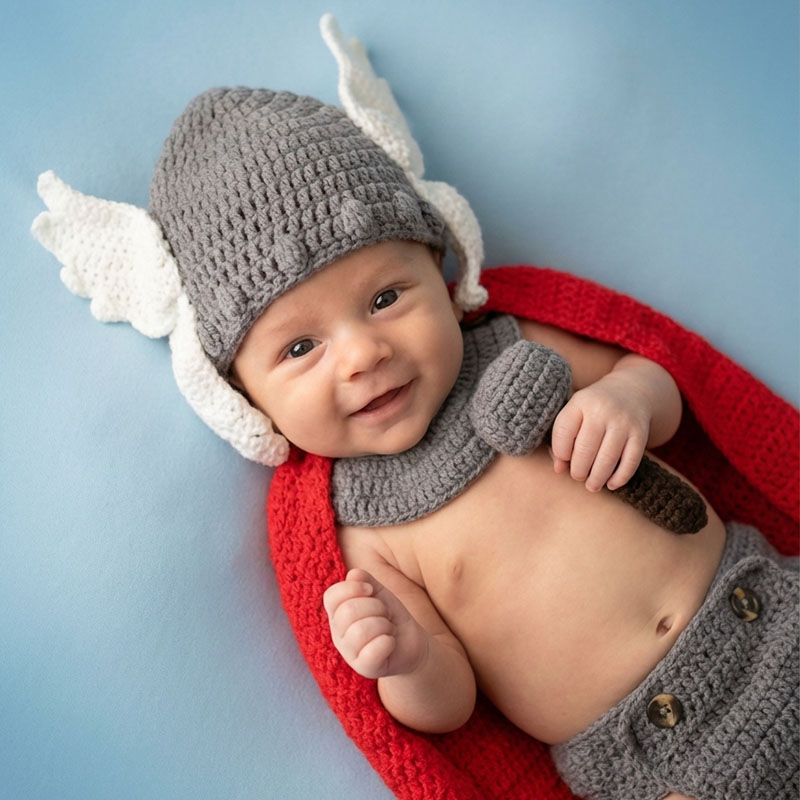 Newborn Photography Props Thor - Photography Outfit ulasan dan harga