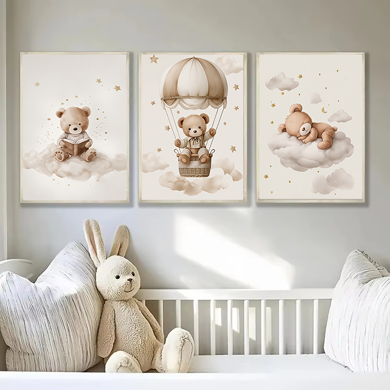 3pcs/set Bohemian Teddy Bear A - Photography Interior ulasan dan harga